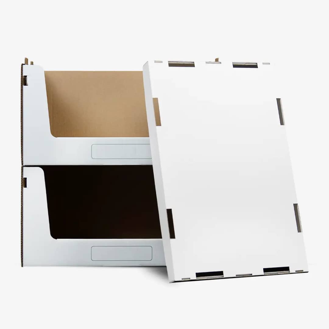 lagerkarton.de lagerkarton quer pickbox wide deckel cover productimage produktbild frontview vorderansicht sichtlagerkasten lagerbox stapelbox 02