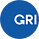 global reporting initiative gri logo blue klein