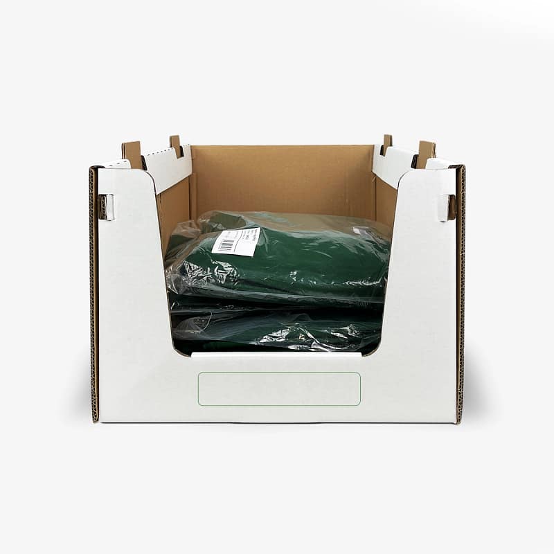 Lagerkarton Sichtlagerkasten Stapelbox Sichtlagerbox Aufbewahrungbox 10 nachhaltige Lagerlösungen für den Lagerbetrieb